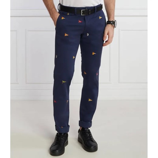 POLO RALPH LAUREN Spodnie chino | Slim Fit | stretch ze sklepu Gomez Fashion Store w kategorii Spodnie męskie - zdjęcie 184516331