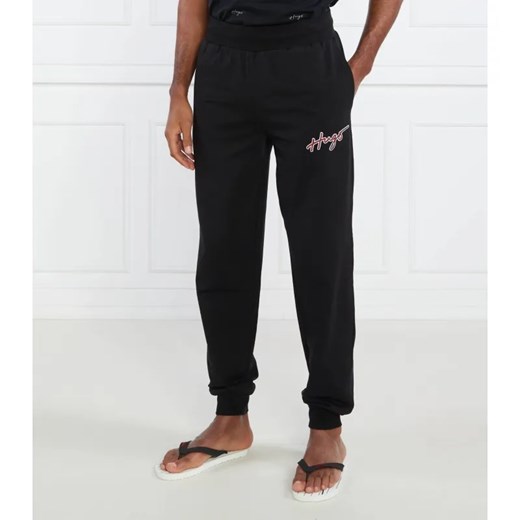 Hugo Bodywear Spodnie dresowe Varsity Pants | Regular Fit ze sklepu Gomez Fashion Store w kategorii Spodnie męskie - zdjęcie 184516414
