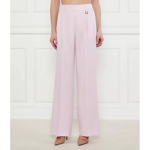 Joop! Spodnie Polly | flare fit | z dodatkiem lnu ze sklepu Gomez Fashion Store w kategorii Spodnie damskie - zdjęcie 184516420