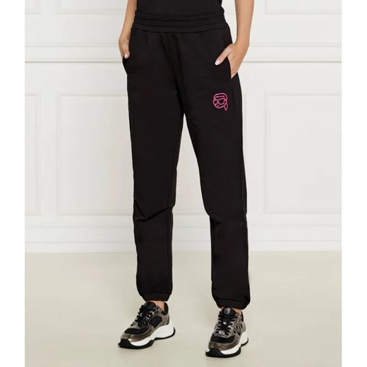 Karl Lagerfeld Spodnie dresowe ikonik 2.0 jelly | Regular Fit ze sklepu Gomez Fashion Store w kategorii Spodnie damskie - zdjęcie 184516422