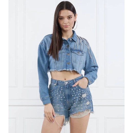 Gaëlle Paris Kurtka jeansowa | Cropped Fit ze sklepu Gomez Fashion Store w kategorii Kurtki damskie - zdjęcie 184516460