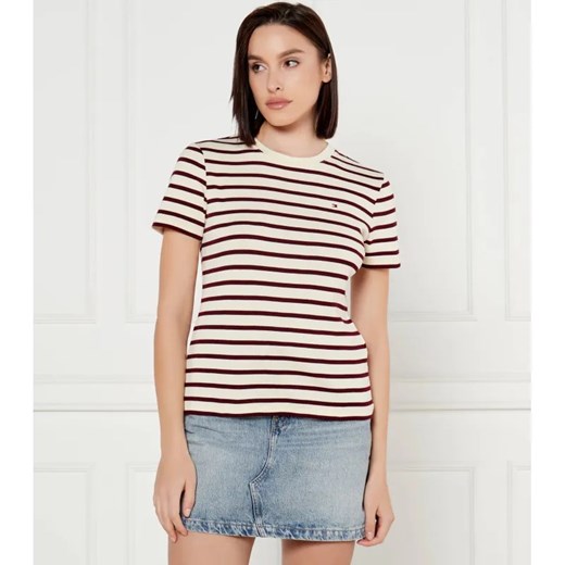 Tommy Hilfiger T-shirt | Slim Fit ze sklepu Gomez Fashion Store w kategorii Bluzki damskie - zdjęcie 184516472