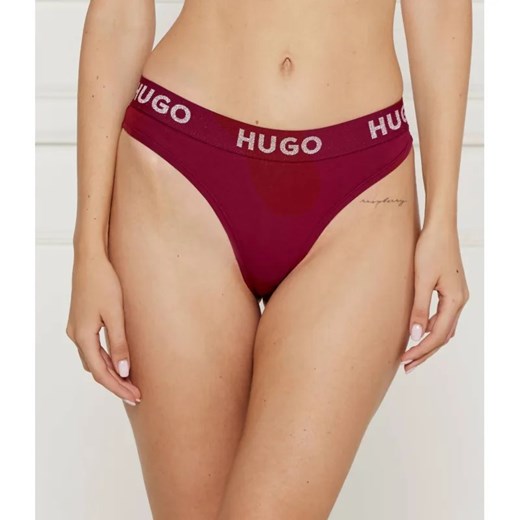 Hugo Bodywear Stringi SPORTY LOGO ze sklepu Gomez Fashion Store w kategorii Majtki damskie - zdjęcie 184516484