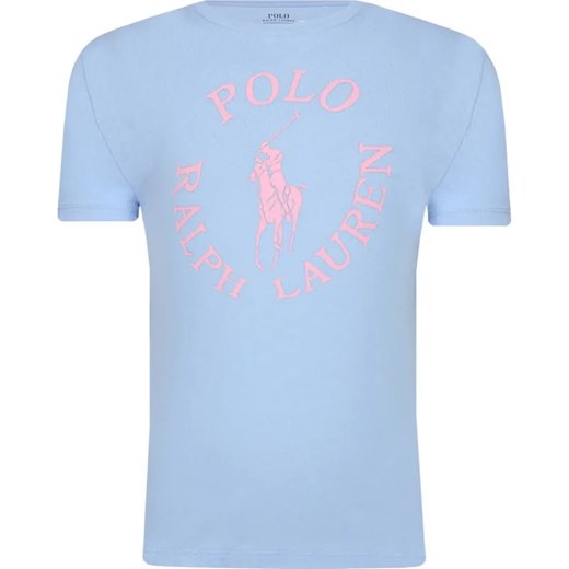 POLO RALPH LAUREN T-shirt | Regular Fit ze sklepu Gomez Fashion Store w kategorii Bluzki dziewczęce - zdjęcie 184516514