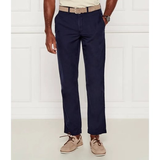 POLO RALPH LAUREN Lniane spodnie | Straight fit ze sklepu Gomez Fashion Store w kategorii Spodnie męskie - zdjęcie 184516614