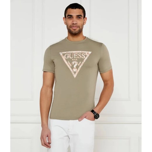 GUESS T-shirt | Slim Fit ze sklepu Gomez Fashion Store w kategorii T-shirty męskie - zdjęcie 184516652