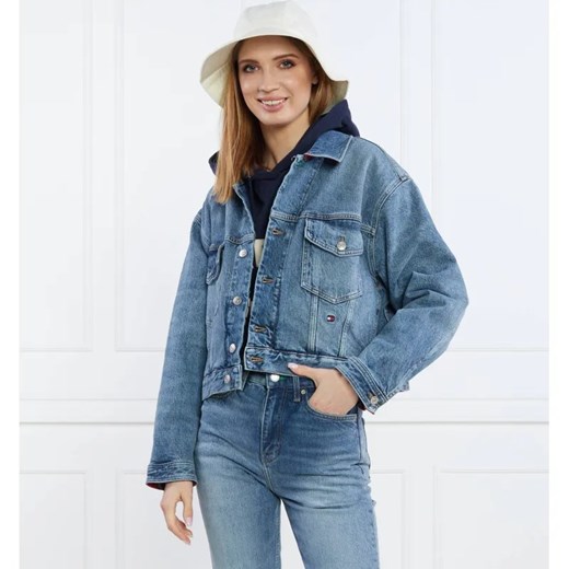 Tommy Hilfiger Kurtka jeansowa THXSM DNM STRAIGHT JKT HERO IND | Straight fit ze sklepu Gomez Fashion Store w kategorii Kurtki damskie - zdjęcie 184516661