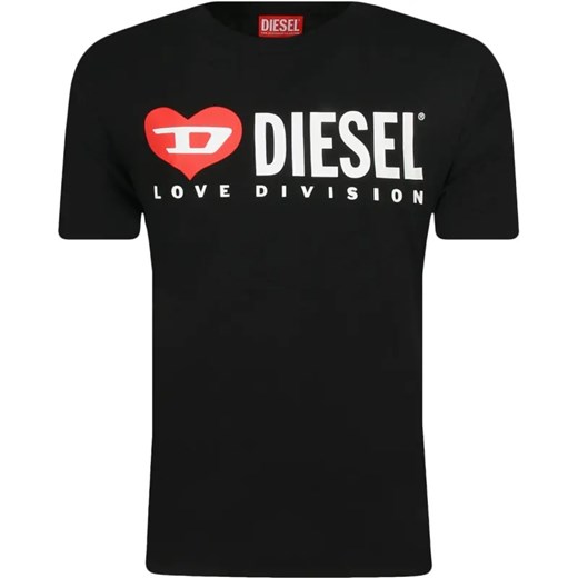 Diesel T-shirt | Regular Fit ze sklepu Gomez Fashion Store w kategorii Bluzki dziewczęce - zdjęcie 184516703