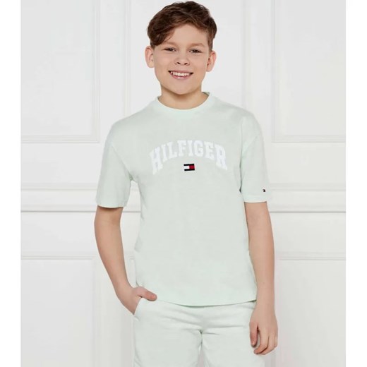 Tommy Hilfiger T-shirt | Regular Fit ze sklepu Gomez Fashion Store w kategorii T-shirty chłopięce - zdjęcie 184516812