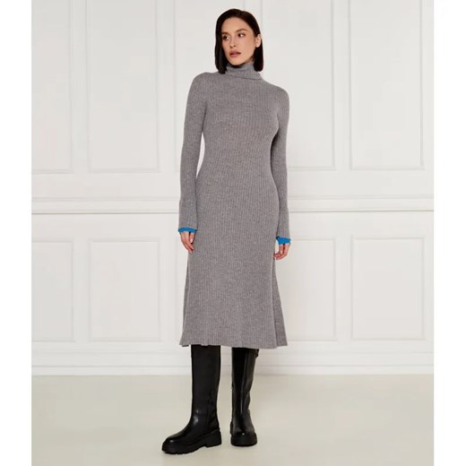 Pinko Wełniana sukienka HIGHLANDER | z dodatkiem kaszmiru ze sklepu Gomez Fashion Store w kategorii Sukienki - zdjęcie 184516904