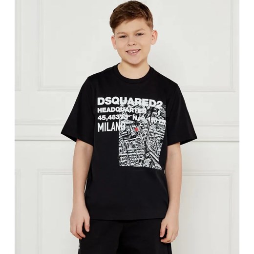Dsquared2 T-shirt | Loose fit ze sklepu Gomez Fashion Store w kategorii Bluzki dziewczęce - zdjęcie 184516911