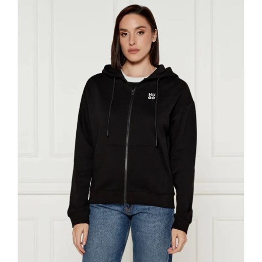 HUGO Bluza Dalfine | Regular Fit ze sklepu Gomez Fashion Store w kategorii Bluzy damskie - zdjęcie 184516912