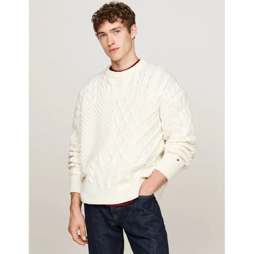 Tommy Hilfiger Wełniany sweter | Regular Fit ze sklepu Gomez Fashion Store w kategorii Swetry męskie - zdjęcie 184516920