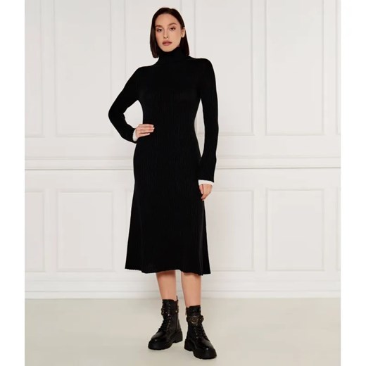 Pinko Wełniana sukienka HIGHLANDER | z dodatkiem kaszmiru ze sklepu Gomez Fashion Store w kategorii Sukienki - zdjęcie 184516994