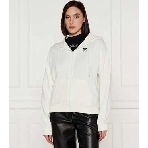 HUGO Bluza Dalfine | Regular Fit ze sklepu Gomez Fashion Store w kategorii Bluzy damskie - zdjęcie 184517004