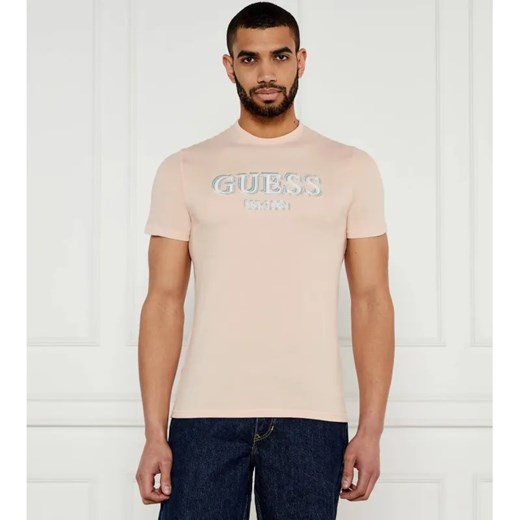GUESS T-shirt | Slim Fit ze sklepu Gomez Fashion Store w kategorii T-shirty męskie - zdjęcie 184517030