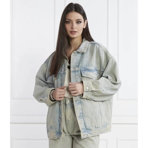 Tommy Jeans Kurtka jeansowa | Oversize fit ze sklepu Gomez Fashion Store w kategorii Kurtki damskie - zdjęcie 184517043