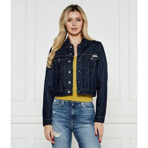 Calvin Klein Jeans Jeansowa kurtka | Cropped Fit ze sklepu Gomez Fashion Store w kategorii Kurtki damskie - zdjęcie 184517071