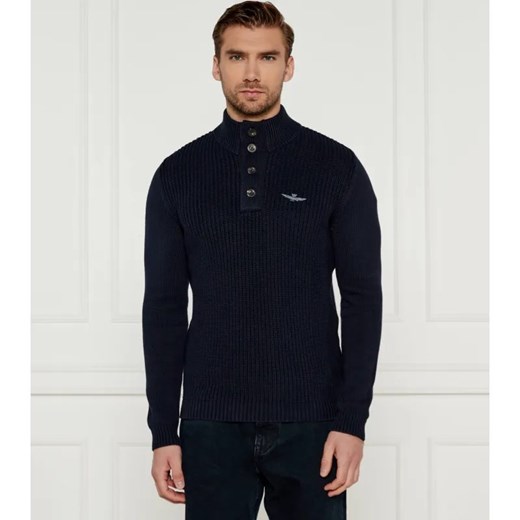Aeronautica Militare Sweter | Regular Fit ze sklepu Gomez Fashion Store w kategorii Swetry męskie - zdjęcie 184517090