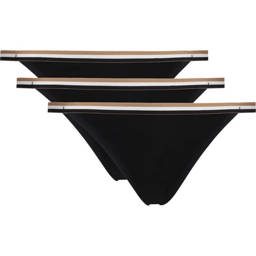 BOSS BLACK Stringi 3-pack ze sklepu Gomez Fashion Store w kategorii Majtki damskie - zdjęcie 184517110