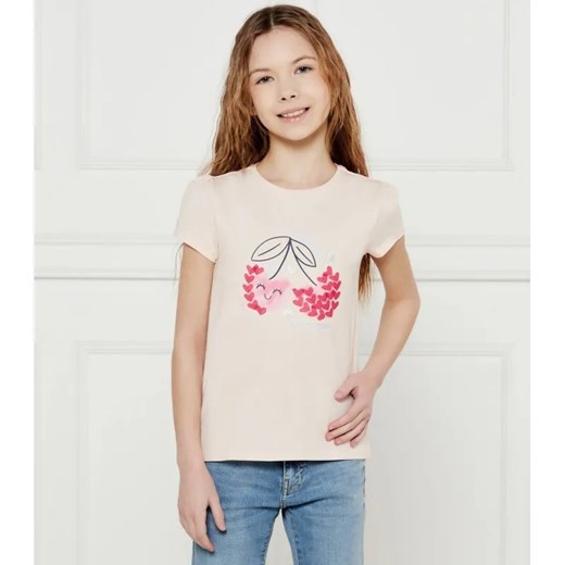 Guess T-shirt | Regular Fit ze sklepu Gomez Fashion Store w kategorii Bluzki dziewczęce - zdjęcie 184517113