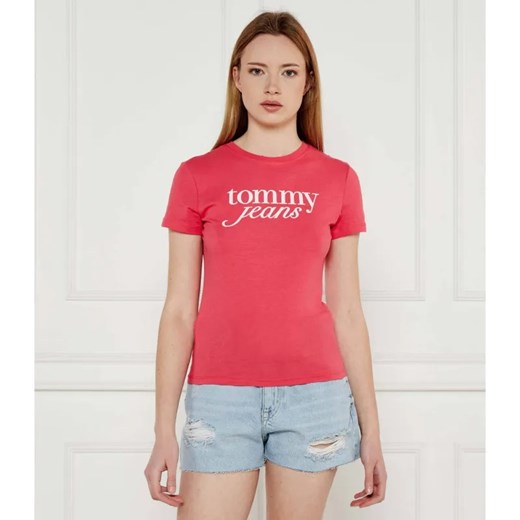 Tommy Jeans T-shirt | Slim Fit ze sklepu Gomez Fashion Store w kategorii Bluzki damskie - zdjęcie 184517200