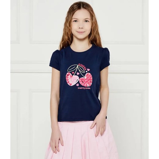 Guess T-shirt | Regular Fit ze sklepu Gomez Fashion Store w kategorii Bluzki dziewczęce - zdjęcie 184517210