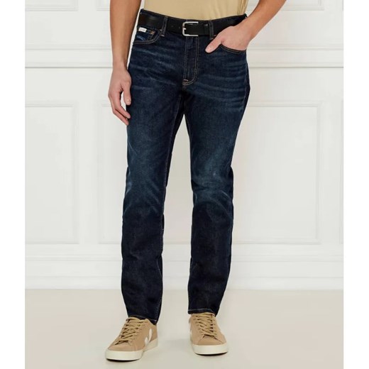 Calvin Klein Jeans Jeansy REBEL SAPPHIRE | Slim Fit ze sklepu Gomez Fashion Store w kategorii Jeansy męskie - zdjęcie 184517240