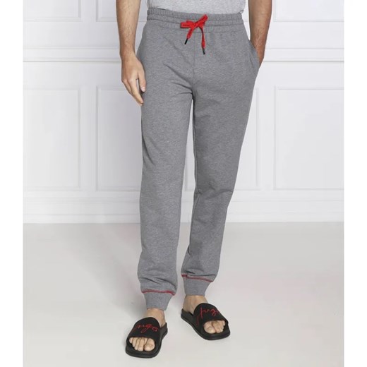 Hugo Bodywear Spodnie dresowe Monologo | Regular Fit ze sklepu Gomez Fashion Store w kategorii Spodnie męskie - zdjęcie 184517332