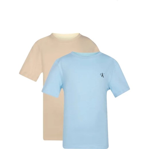 Calvin Klein Jeans T-shirt 2-pack | Regular Fit ze sklepu Gomez Fashion Store w kategorii T-shirty chłopięce - zdjęcie 184517422