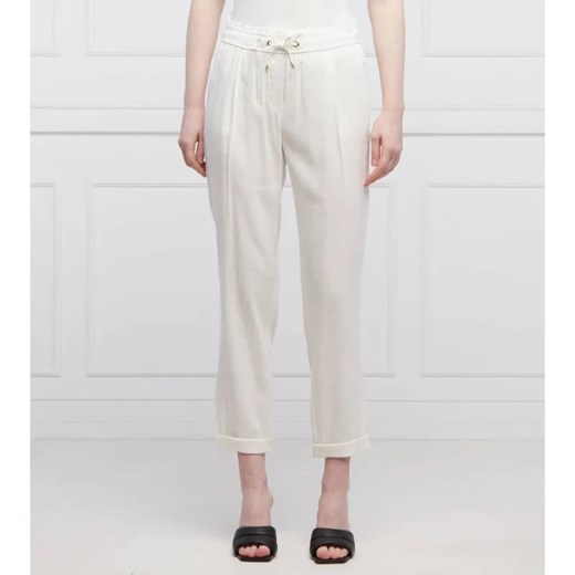 Marc Cain Lniane spodnie | Relaxed fit ze sklepu Gomez Fashion Store w kategorii Spodnie damskie - zdjęcie 184517554