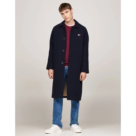 Tommy Jeans Płaszcz | z dodatkiem wełny ze sklepu Gomez Fashion Store w kategorii Płaszcze męskie - zdjęcie 184517624