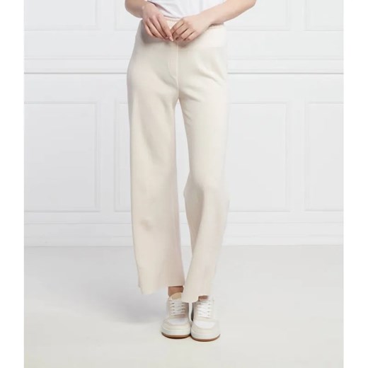 Marc Cain Wełniane spodnie | Regular Fit ze sklepu Gomez Fashion Store w kategorii Spodnie damskie - zdjęcie 184517642