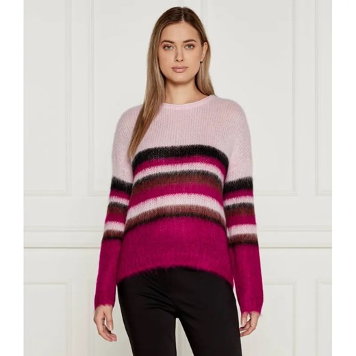 Marc Cain Wełniany sweter | Oversize fit ze sklepu Gomez Fashion Store w kategorii Swetry damskie - zdjęcie 184517763