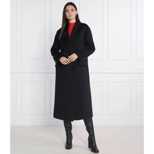 BOSS BLACK Wełniany płaszcz Capala ze sklepu Gomez Fashion Store w kategorii Płaszcze damskie - zdjęcie 184517924