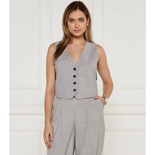 Marc Cain Kamizelka | Slim Fit | z dodatkiem wełny ze sklepu Gomez Fashion Store w kategorii Kamizelki damskie - zdjęcie 184517961