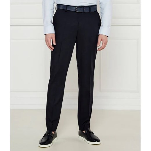 BOSS BLACK Spodnie H-Genius-DTL-WG-252 | Slim Fit | z dodatkiem wełny ze sklepu Gomez Fashion Store w kategorii Spodnie męskie - zdjęcie 184518054