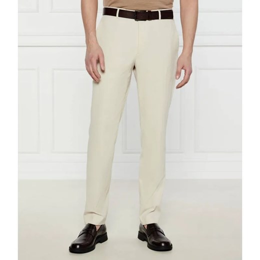 Calvin Klein Spodnie chino SEERSUCKER | Regular Fit ze sklepu Gomez Fashion Store w kategorii Spodnie męskie - zdjęcie 184518153