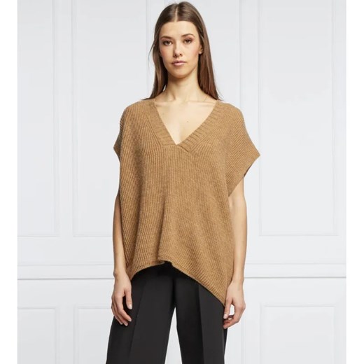 Liu Jo Kamizelka | Regular Fit | z dodatkiem wełny ze sklepu Gomez Fashion Store w kategorii Kamizelki damskie - zdjęcie 184518163