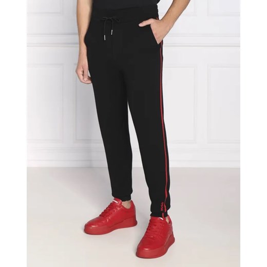 HUGO Spodnie dresowe Steero | Regular Fit | z dodatkiem wełny ze sklepu Gomez Fashion Store w kategorii Spodnie męskie - zdjęcie 184518183