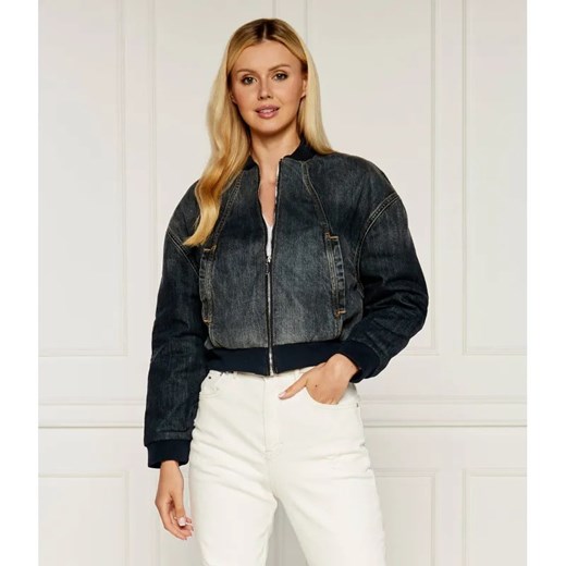 Armani Exchange Jeansowa kurtka bomber ze sklepu Gomez Fashion Store w kategorii Kurtki damskie - zdjęcie 184518204