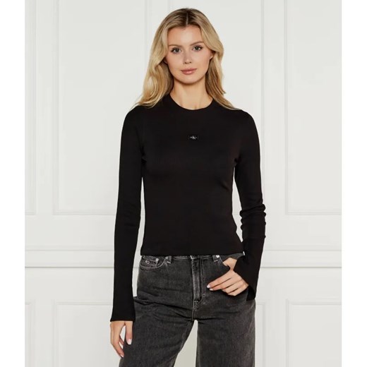 Calvin Klein Jeans Bluzka | Regular Fit ze sklepu Gomez Fashion Store w kategorii Bluzki damskie - zdjęcie 184518344