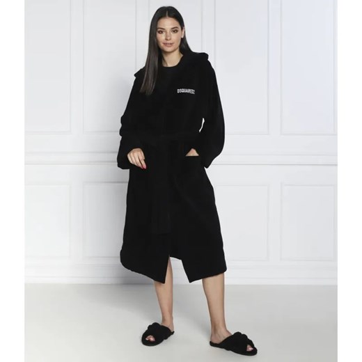 Dsquared2 Szlafrok | Regular Fit ze sklepu Gomez Fashion Store w kategorii Szlafroki damskie - zdjęcie 184518361