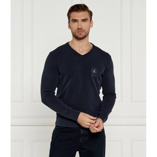 Aeronautica Militare Sweter | Regular Fit ze sklepu Gomez Fashion Store w kategorii Swetry męskie - zdjęcie 184518443