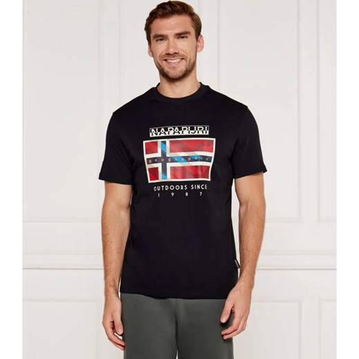 Napapijri T-shirt | Regular Fit ze sklepu Gomez Fashion Store w kategorii T-shirty męskie - zdjęcie 184518664