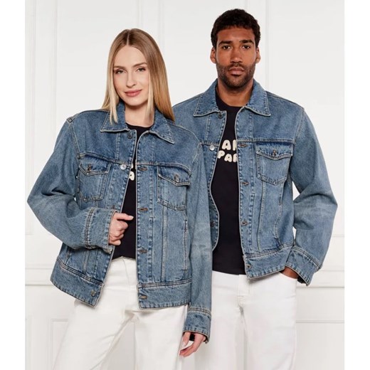 AMI Paris Jeansowa kurtka | Loose fit ze sklepu Gomez Fashion Store w kategorii Kurtki męskie - zdjęcie 184518791