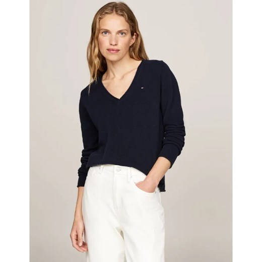 Tommy Hilfiger Wełniany sweter | Regular Fit ze sklepu Gomez Fashion Store w kategorii Swetry damskie - zdjęcie 184518832