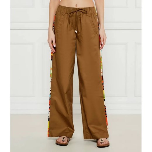 Desigual Spodnie PAISLEY | Desigual x M. Christian Lacroix | flare fit ze sklepu Gomez Fashion Store w kategorii Spodnie damskie - zdjęcie 184519011