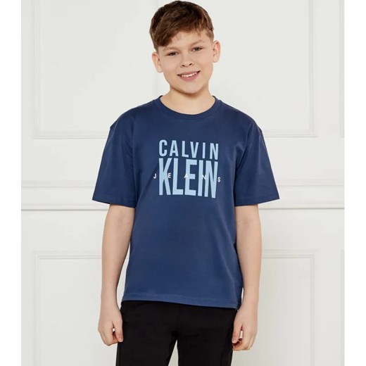 Calvin Klein Jeans T-shirt | Regular Fit ze sklepu Gomez Fashion Store w kategorii T-shirty chłopięce - zdjęcie 184519120