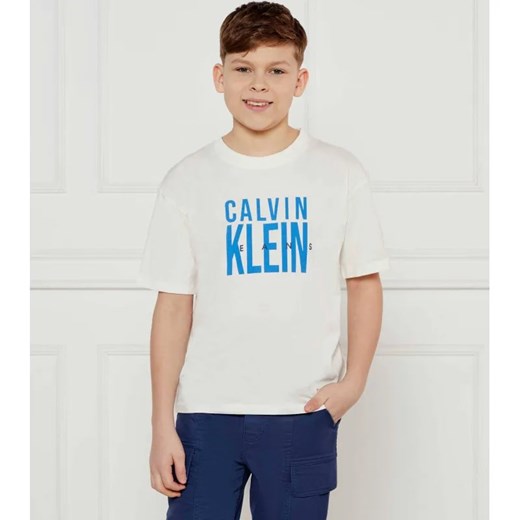 Calvin Klein Jeans T-shirt | Regular Fit ze sklepu Gomez Fashion Store w kategorii T-shirty chłopięce - zdjęcie 184519210
